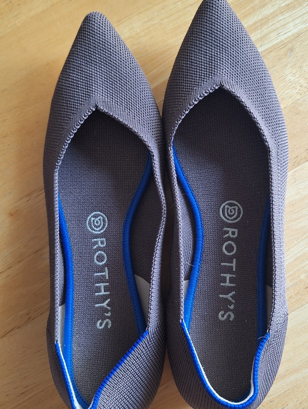 Rothy's Mink Pointed-Toe Flats